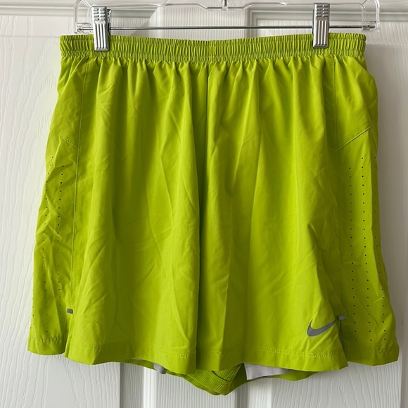 Nike Women's Athletic Shorts - Neon Green - Picture 1 of 16